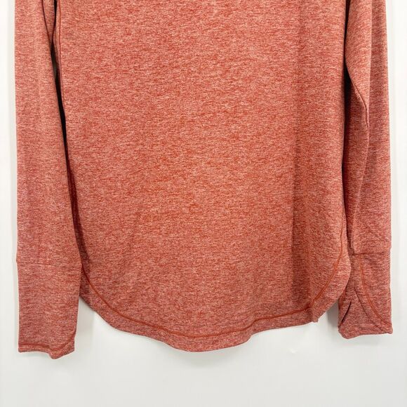 Athleta Uptempo Long Sleeve Hoodie in Cameo Peach Sz XS, UPF 50+ Workout Gym - Picture 8 of 11